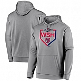 Washington Nationals Majestic 2019 Postseason Dugout Authentic Pullover Hoodie Gray,baseball caps,new era cap wholesale,wholesale hats